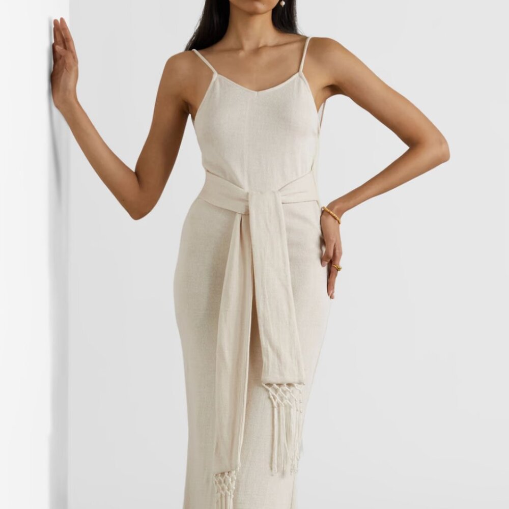 NWT Savannah Morrow Ara open-back midi dress